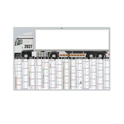 Calendriers publicitaires fabriqués en France bancaires Camion Souples