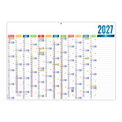 Planning effaçable publicitaire fabriqué en France Basique