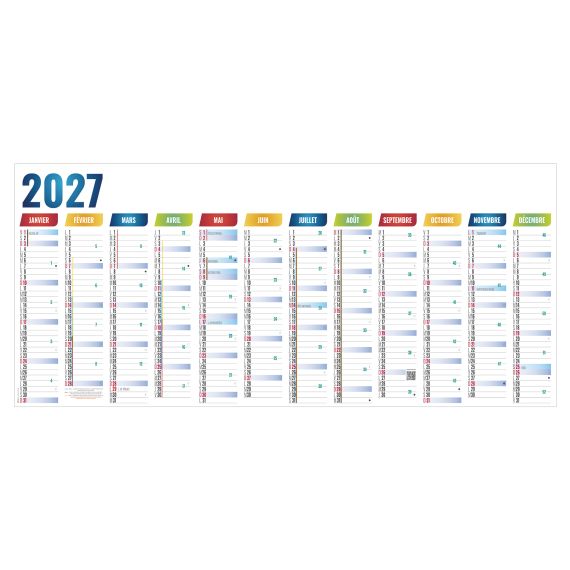 Calendriers Planning Géant personnalisables fabriqués en France