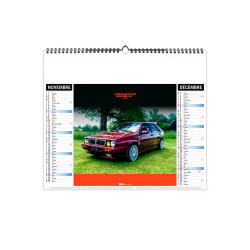 Calendrier économique publicitaire fabriqué en France 6 feuillets Moteur