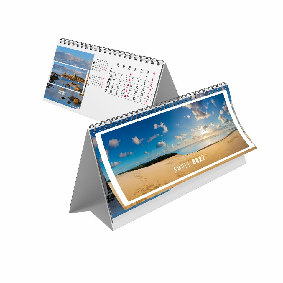 Chevalet de bureau personnalisable Maxi feuillets Ample 13 feuillets