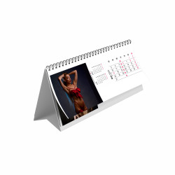 Chevalet de bureau personnalisable fabriqué en France Maxi Flanelle 13 feuillets