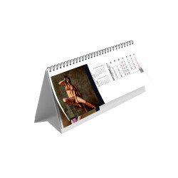 Chevalet de bureau personnalisable fabriqué en France Maxi Flanelle 13 feuillets