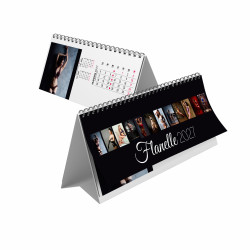 Chevalet de bureau personnalisable fabriqué en France Maxi Flanelle 13 feuillets
