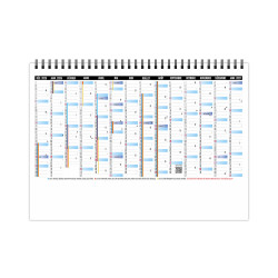 Calendrier personnalisable fabriqué en France de bureau Sentiers 13 feuillets