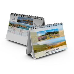 Calendrier personnalisé fabriqué en France Grand angle 210x150 mm