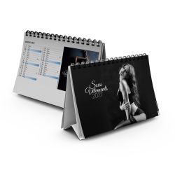 Calendrier personnalisé fabriqué en France de bureau Lingerie 13 feuillets