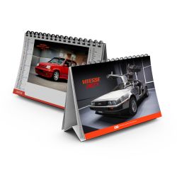 Calendrier publicitaire personnalisable fabriqué en France de bureau Vitesse 7 feuillets