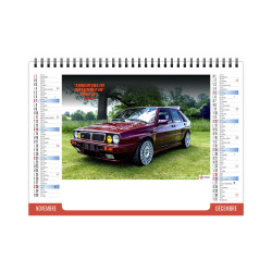 Calendrier publicitaire personnalisable fabriqué en France de bureau Vitesse 7 feuillets