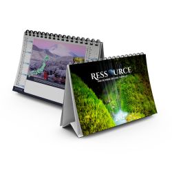 Calendrier personnalisable fabriqué en France de bureau Ressource 7 feuillets