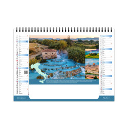 Calendrier personnalisable fabriqué en France de bureau Ressource 7 feuillets