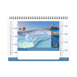 Calendrier personnalisable fabriqué en France de bureau Ressource 7 feuillets