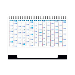 Calendrier personnalisable fabriqué en France de bureau Ressource 7 feuillets