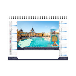 Calendrier personnalisable fabriqué en France de bureau Ressource 7 feuillets