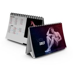 Calendrier personnalisable fabriqué en France de bureau Fatal 7 feuillets