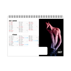Calendrier personnalisable fabriqué en France de bureau Fatal 7 feuillets