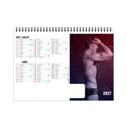 Calendrier personnalisable fabriqué en France de bureau Fatal 7 feuillets