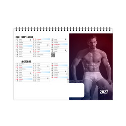 Calendrier personnalisable fabriqué en France de bureau Fatal 7 feuillets