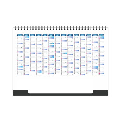 Calendrier publicitaire de bureau Illustrations 7 feuillets