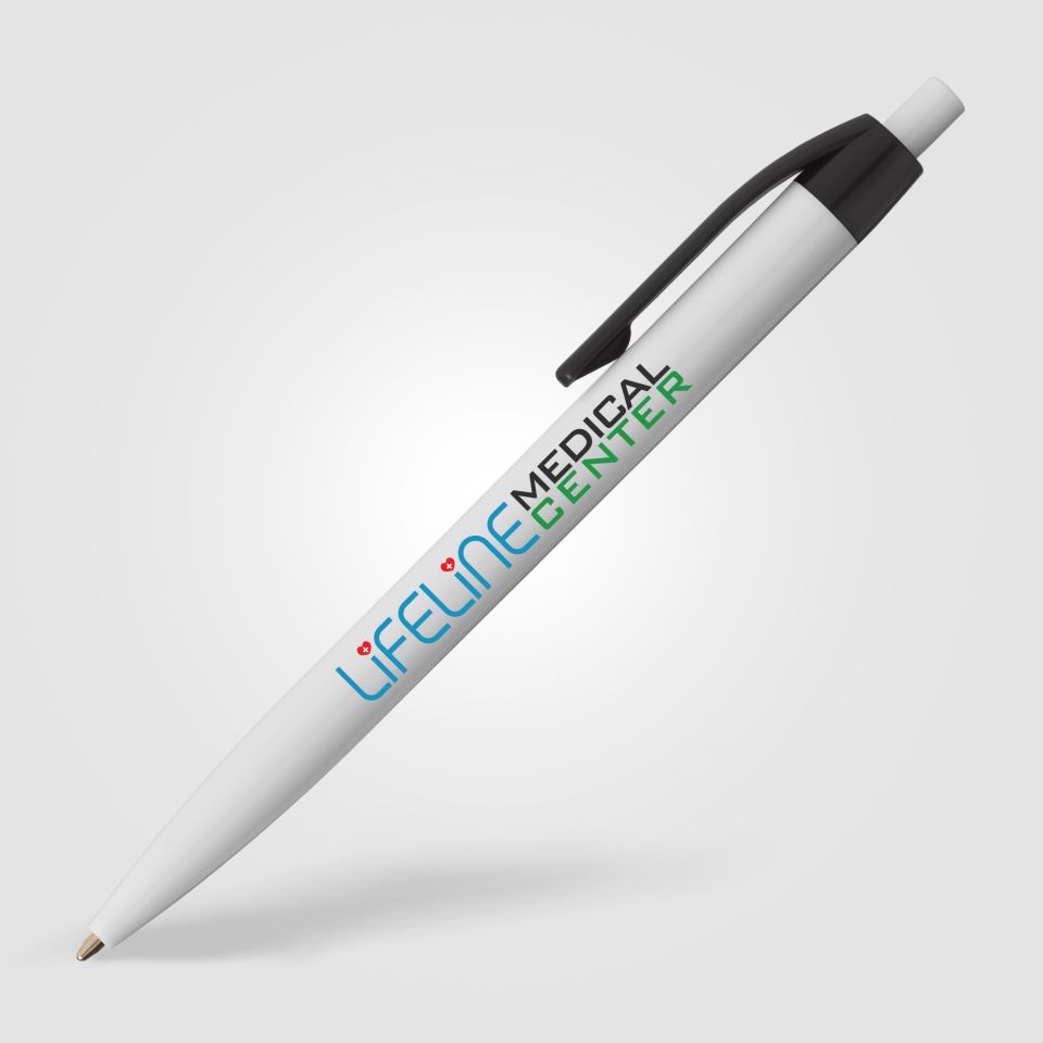 Stylos personnalisés billes Express plastique recyclé ColourFlow