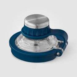 Bouteille gourde personnalisée avec couvercle et poignée en acier inoxydable recyclé 680 ml