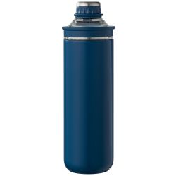 Bouteille gourde personnalisée avec couvercle et poignée en acier inoxydable recyclé 680 ml