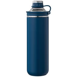 Bouteille gourde personnalisée avec couvercle et poignée en acier inoxydable recyclé 680 ml