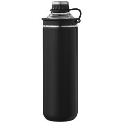 Bouteille gourde personnalisée avec couvercle et poignée en acier inoxydable recyclé 680 ml