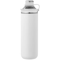 Bouteille gourde personnalisée avec couvercle et poignée en acier inoxydable recyclé 680 ml
