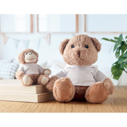 Peluche ourson publicitaire John personnalisée