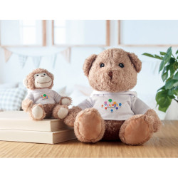 Peluche ourson publicitaire John personnalisée