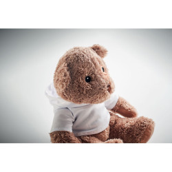Peluche ourson publicitaire John personnalisée