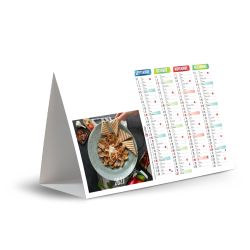 Chevalets de comptoir publicitaires fabriqués en France 3 faces Cuisine rapide