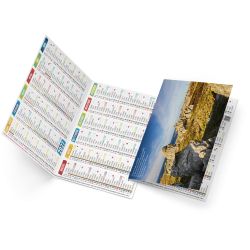 Calendrier de poche personnalisé fabriqué en France Dorian