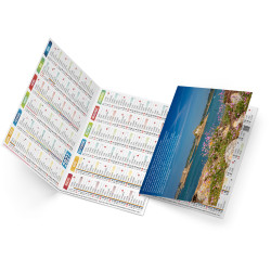 Calendrier de poche personnalisé fabriqué en France Dorian