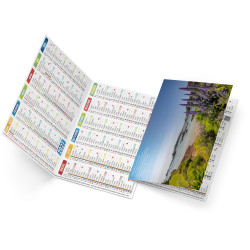 Calendrier de poche personnalisé fabriqué en France Dorian