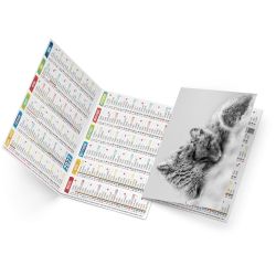 Calendrier de poche personnalisable fabriqué en France Tristan