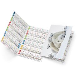 Calendrier de poche personnalisable fabriqué en France Tristan