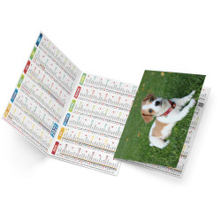 Calendrier de poche personnalisable fabriqué en France Fidèle