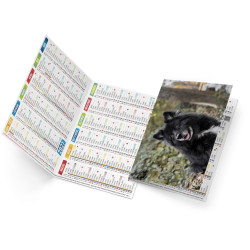 Calendrier de poche personnalisable fabriqué en France Fidèle