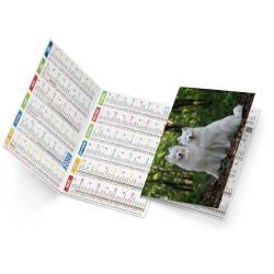 Calendrier de poche personnalisable fabriqué en France Fidèle