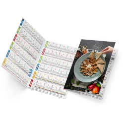 Calendrier publicitaire fabriqué en France de poche Kim