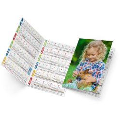 Calendrier de poche personnalisé fabriqué en France Chloé