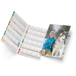 Calendrier de poche personnalisé fabriqué en France Chloé