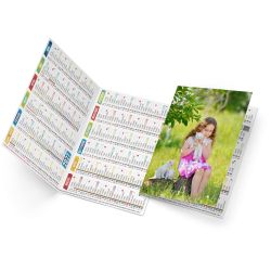Calendrier de poche personnalisé fabriqué en France Chloé