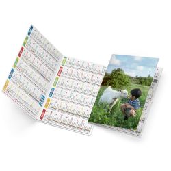 Calendrier de poche personnalisé fabriqué en France Chloé