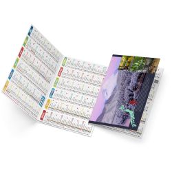 Calendriers de poche publicitaire fabriqué en France Baptiste