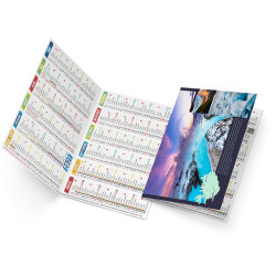 Calendriers de poche publicitaire fabriqué en France Baptiste