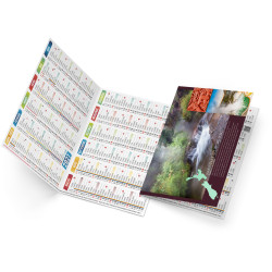 Calendriers de poche publicitaire fabriqué en France Baptiste