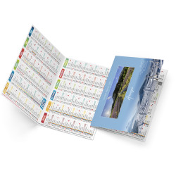 Calendriers publicitaires fabriqués en France de poche Christian